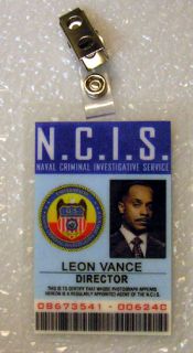 description ncis tv series novety id badge measures approximately 4 