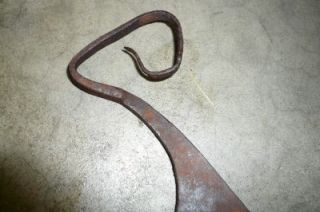 18th C Antique Blacksmith Made Iron Shears 1700s NR Early Primitive 