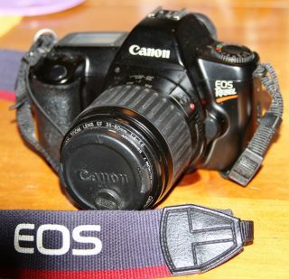Canon EOS Rebel Andre Agassi Edition 35mm SLR Film Camera w/ 35 80mm 