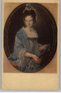 Postcard 1726 Italian Painting Angela Maria Lercari