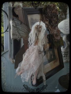 OOAK Ghost Fairy Faerie Witw Iadr Whispers in The Woods Deborah McCain 
