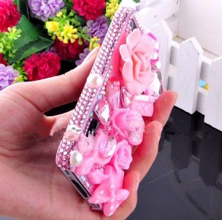 Pink Anna Lolita Styled DIY Mobile Phone Shell Deco Den Kit Free 