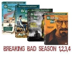 Breaking Bad DVD COLLECTION SEASONS 1,2,3,4. NEW FACTORY SEALED FREE 