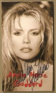 Anna Marie Goddard Autographed Signed Card Mystique Mag