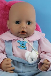 Interactive Baby Doll Annabell Zapf Creation Germany Make Sounds 18 