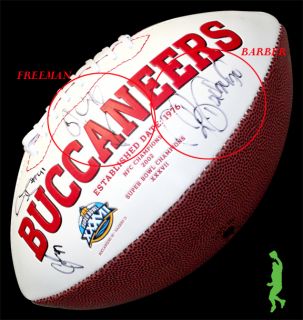2012 Tampa Bay Buccaneers Bucs Team Signed Football Ball Freeman 