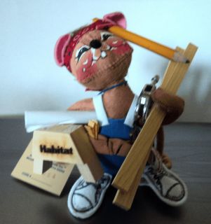 1993 Anna Lee Habitat Doll Carpenter with Tag