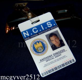NCIS Anthony Tony DiNozzo PVC ID Card Badge NEW