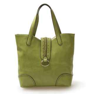 Anthony New womens green leather hobo tote shoulder bag 3387