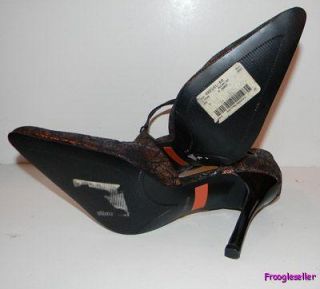 Anne Michelle Womens Refuel Heels Pumps Shoes 7 5 M Bronze Copper 
