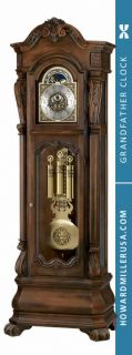 611025 Howard Miller 93 Traditional Grandfather Floor Clock Distress 