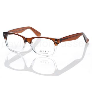 Geek Eyewear RAD09 Brown Vintage RX Eyeglasses Frames