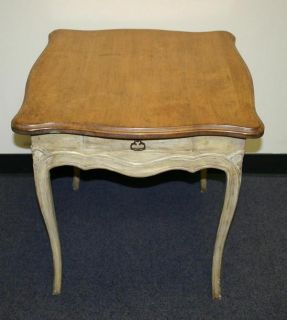 Antique French Ornate Minton Spidell Side End Table