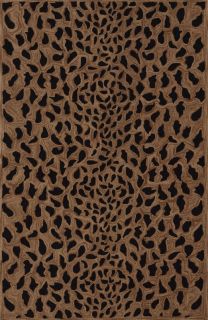 Animal Print Area Rug Cheetah Leopard Gold 22 x 3 7