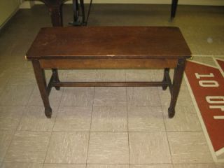 vintage antique piano bench charles parker co