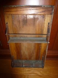 Antique Vintage Wooden Hoosier Kitchen Cabinet Door Hand Painted 