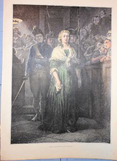 Marie Antoinette Leaving Convention After Sentence Paul Delaroche 1871 