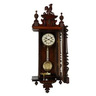 Antique German wall clock at 1900