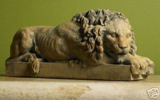 The Crouching Vatican Lion Sculpted by Antonio Canova