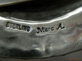 Marc Antia Apache Heavy Sterling Silver Bolo Buckle Set