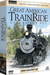 Great American Train Ride Deluxe 4 DVD Box Set Railroad 781735602904 
