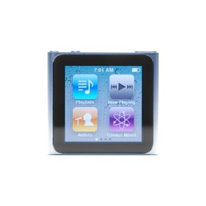 Genuine Apple MC689LL A iPod Nano Blue 8GB 6th Gen Touch Screen MP3 FM 