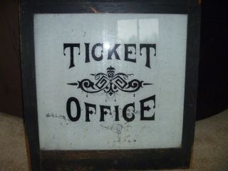 Antique Railroad Ticket Office Window Chicago Northwestern Railroad 