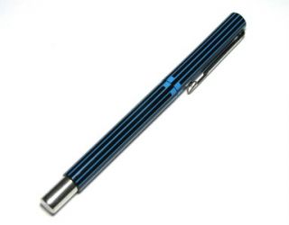 Parker Vector Rollerball Pen Black Barrel with Blue Stripes New