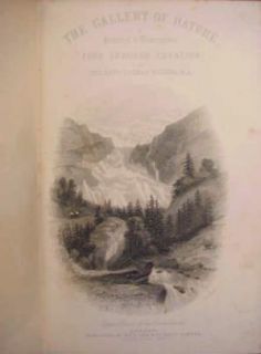 Gallery of Nature 1855 Milner illustrated leather
