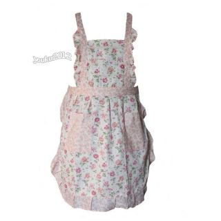   Wholesale New Peony Blossoms Design Pocket Lace Craft Aprons ON SALE