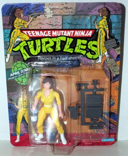 TMNT April O Neil Teenage Mutant Ninja Turtles 1988 Unpunched Figure 