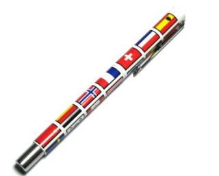 Parker Vector Rollerball Pen World Flags Nations New