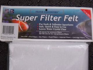 30 x 36 Aquarium Filter Felt XL Cut to Fit Fresh of Saltwater 25 