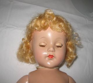 1940s Effanbee 22 Composition Anne Shirley Bride Doll