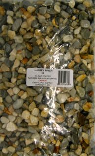 EX676 LG Grey River Aquarium Gravel 5 Pound Bag