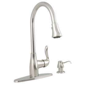 AquaSource Stainless Kitchen Faucet Soap Dispenser 0221360