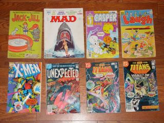 Vintage Comic Book Collection Archie Mad x Men Casper Titans Jack Jill 