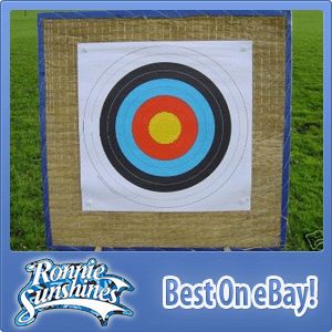 90cm Compressed Straw Archery Target 10 Faces Pins