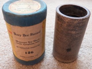 Antique Busy Bee Phonograph Cylinder Records Lot of 33