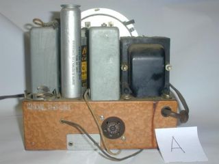   250 5S250 Radio Chassis Parts Antique Radio Vintage Round Dial Lot A