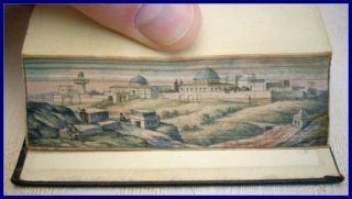 1848 FORE EDGE PAINTING MINIATURE NEW TESTAMENT  Superb and EXTREMELY 