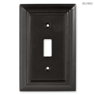 Espresso Wood Architect Single Switch Cover Wall Plate