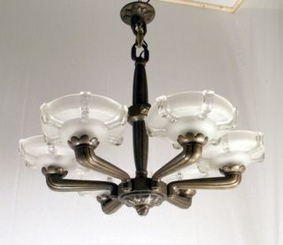 petitot ezan french art deco chandelier lustre