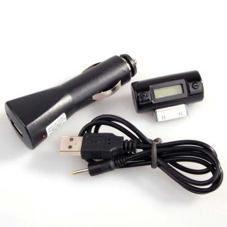 Car Charger FM Transmitter for Apple iPhone iPod