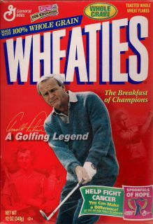 2000 Wheaties Cereal Box Arnold Palmer A Golfing Legend