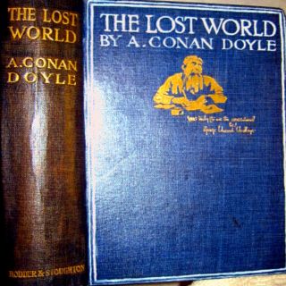 1912 THE LOST WORLD ARTHUR CONAN DOYLE SCI FI DINOSAURS ILLUS 1ST 