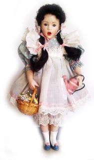 Delton Product Corp Fine Collectibles Bisque Doll in Silver Harlequin 