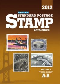 2012 Scott Postage Stamp Catalogue V1 US Un World A B