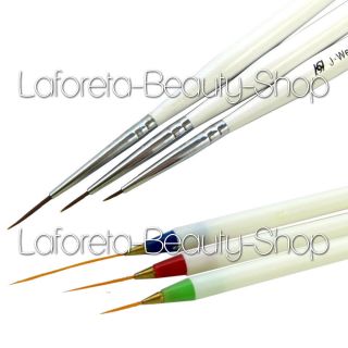 pcs 3 Liner Pens 3 Drawing Pens Nail Art Design Brush Pen Set for 