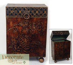 Artesia Tall Chest Box Trunk 29 Solid Wood Cabinet New